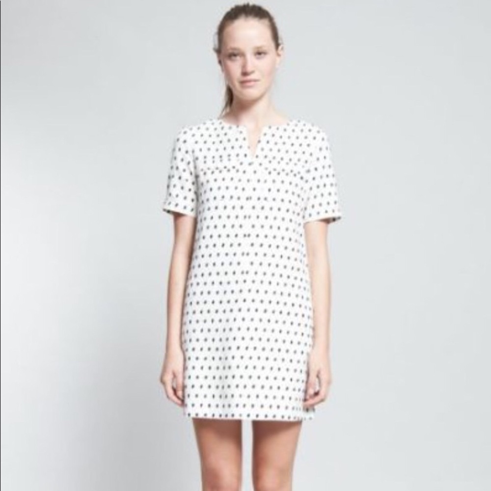 APC Woven Polka Dot Mini Dress